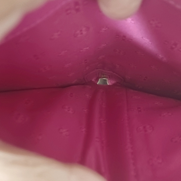 FINAL PRICE DROP - Tory Burch Emerson mini continental purse wallet in Hot Pink - Picture 6 of 9